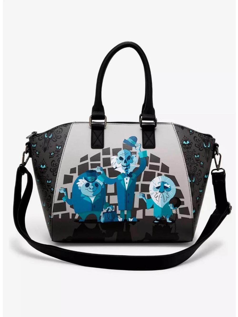Loungefly The Haunted Mansion Hitchhiking Ghosts Satchel Bag